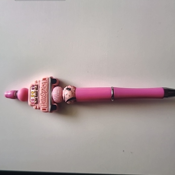 Hello Spring Beaded Ink Pen - Picture 1 of 1